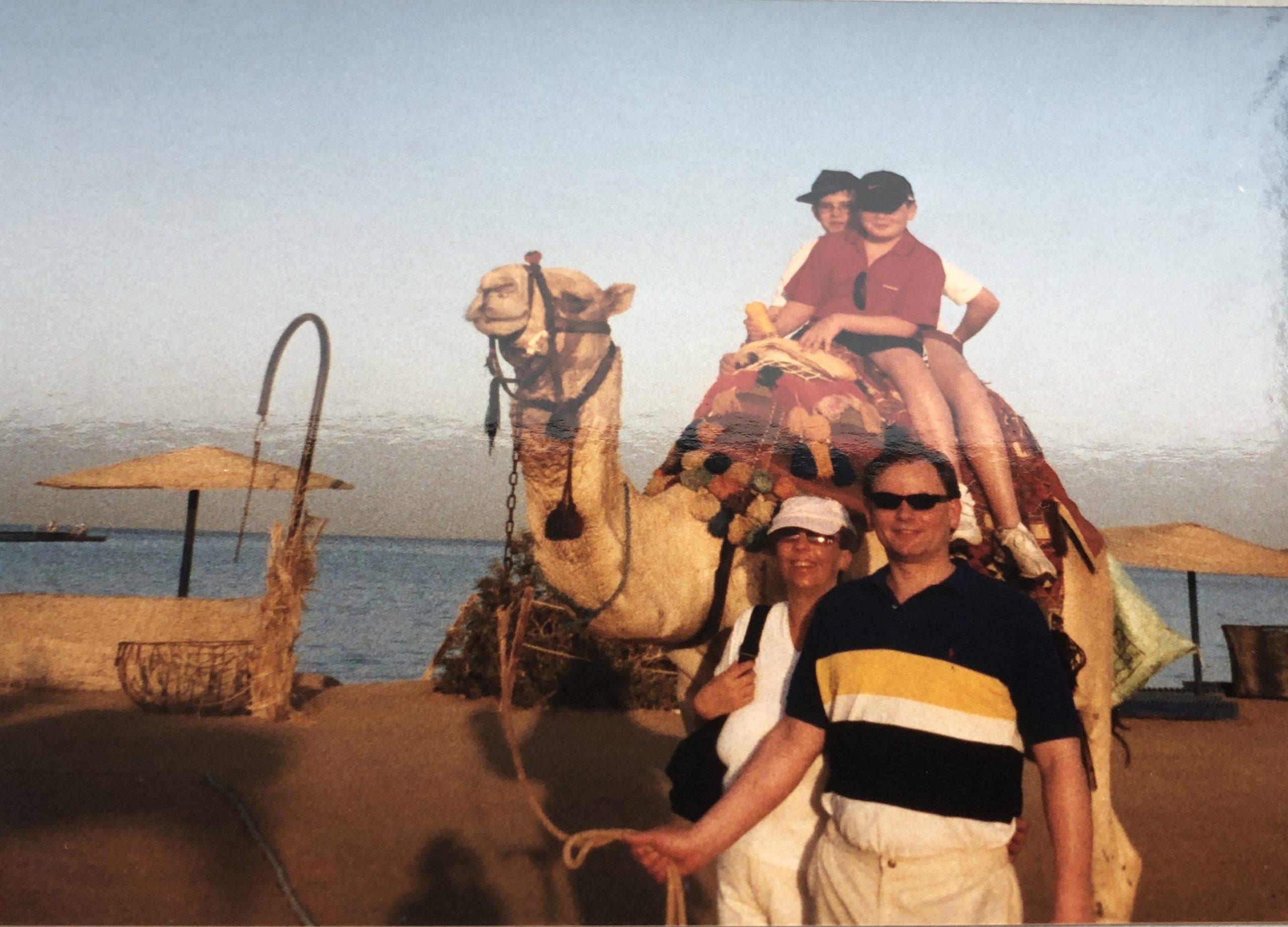 Camel Ride in Egypt by the Red Sea